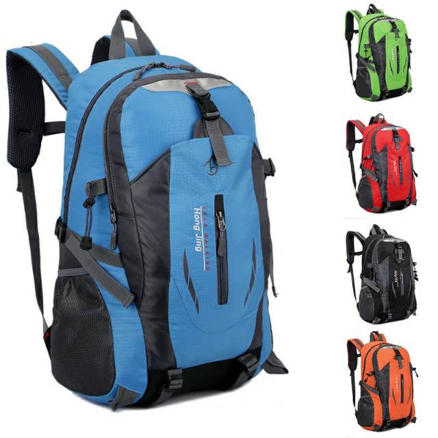 Tas Ransel Gunung Backpack daypack outdoor Carrier cowo/cewek Jalan Travel waterproof 40L Import