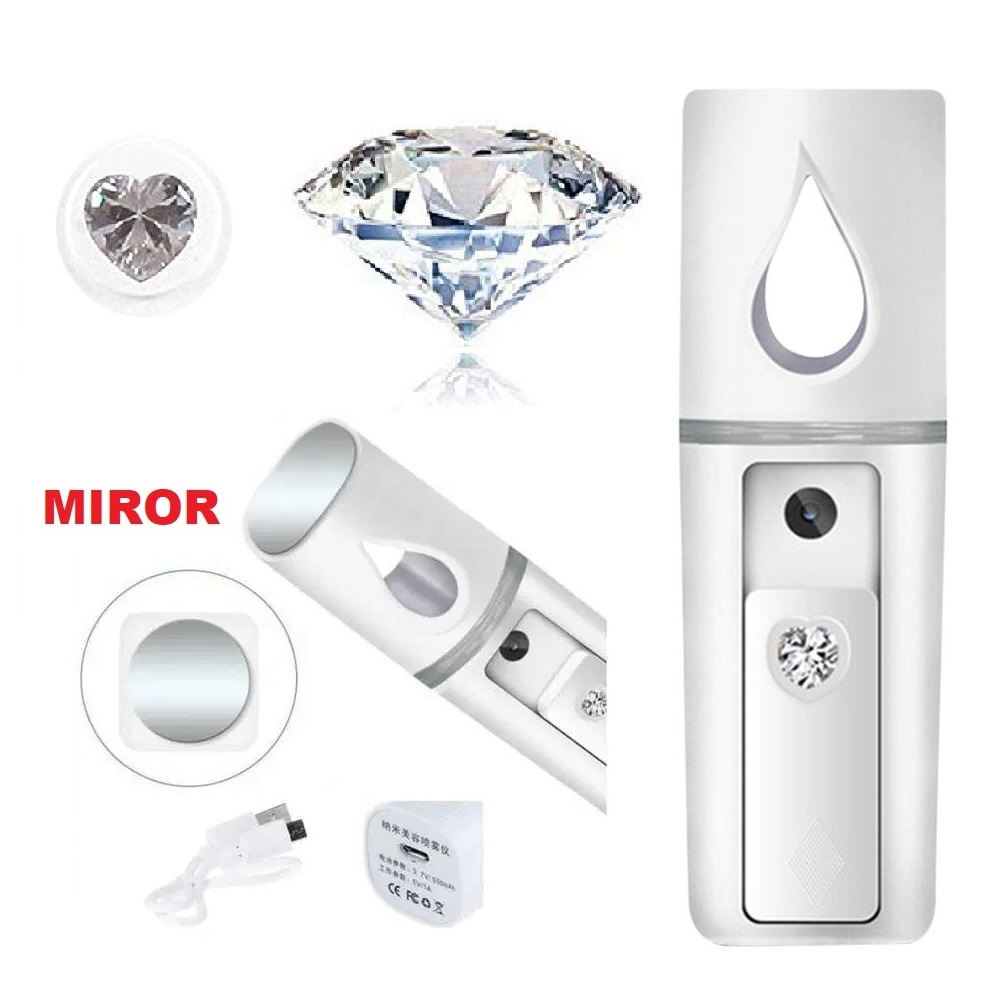 Original Nano Spray Perawatan Wajah Mini NANO MANA NANO SPRAY 2 IN 1 Portable Hand sanitizer machine alat sanitizer