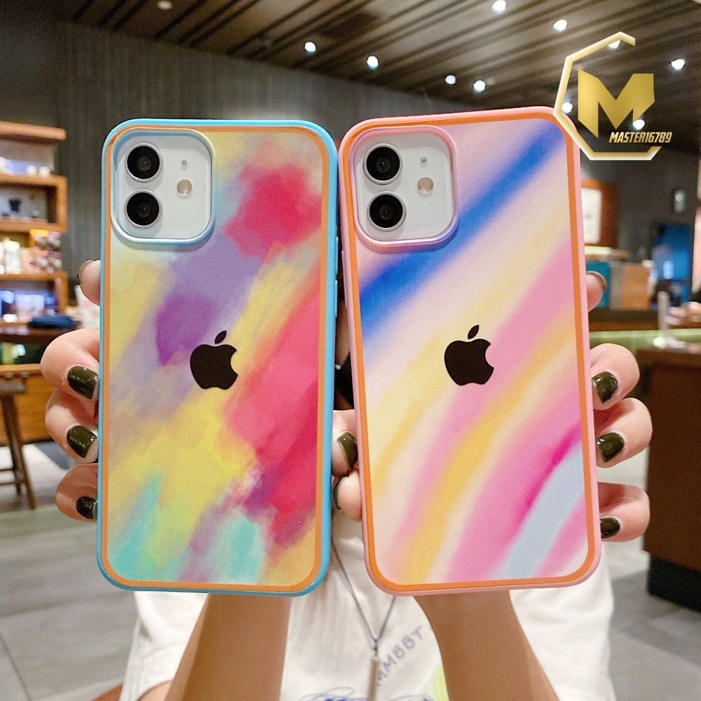 ss044 softcase rainbow 1phone 6 6+ 6s 7 8 x xs xr ma2119