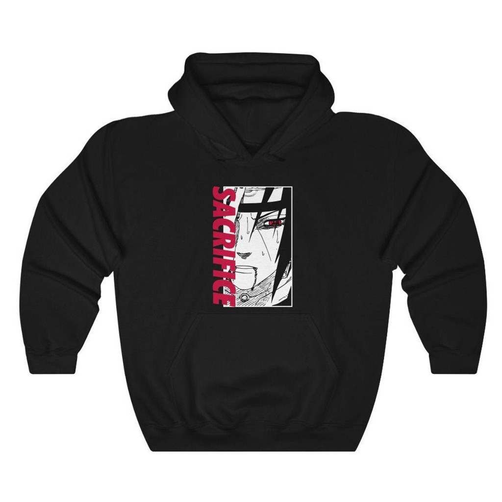 Hoodie Sacrifice Itachi Uchiha Anime Manga Naruto Unisex Premium