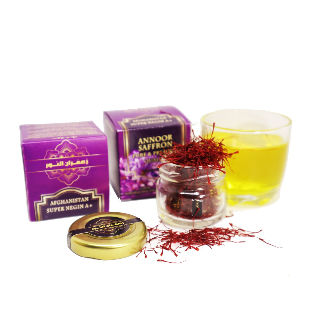 BELI 1 GRATIS 1 Saffron Super Negin 1gr GRADE 1+ Afghan Bersertifikat up