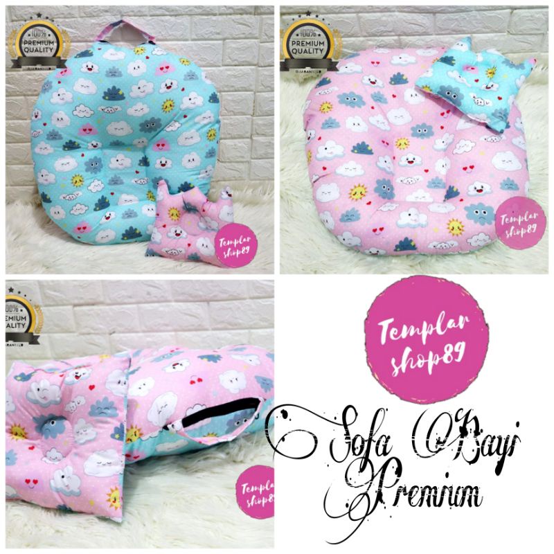 2in1 Sofa Bayi Multifungsi Kasur Bayi/ Kasur mobil kasur traveling bayi new born premium