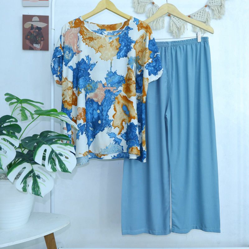 BABYDOLL JUMBO RAYON FIT TO XXXL LD 130 (CELANA PANJANG) SERI 1 LD125 LD130-PJXL 26