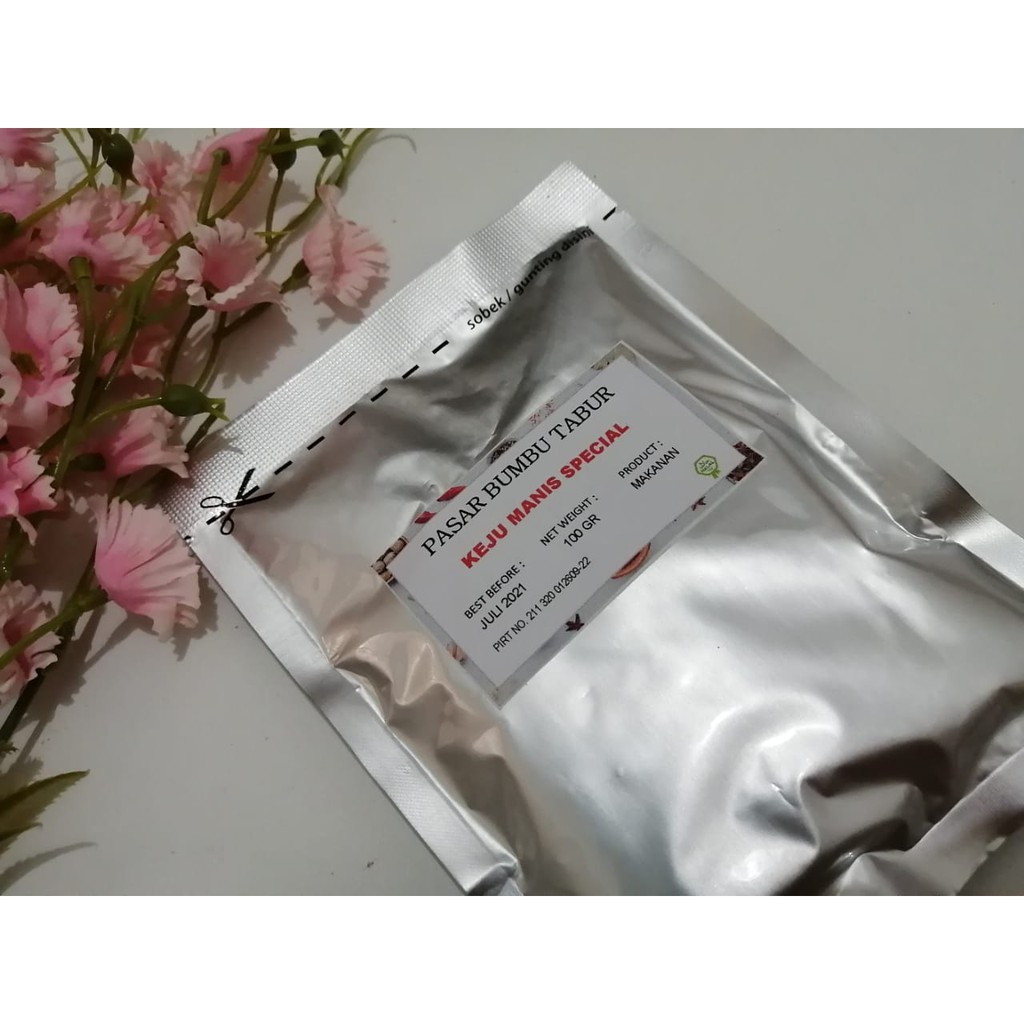 

BUMBU TABUR KEJU MANIS SPECIAL 100 GRAM BUBUK MAKANAN SERBAGUNA ENAK MURAH HALAL