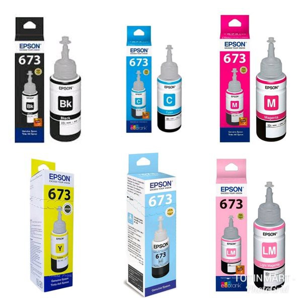 Tinta Printer Epson 673 L800 ORIGINAL