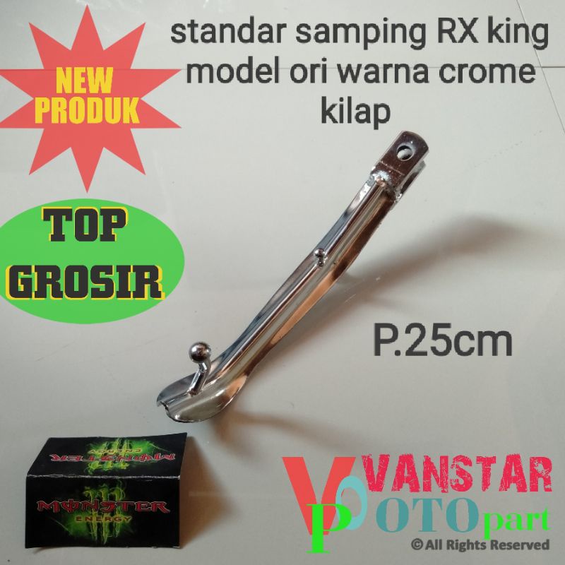 standar samping RX king krom bahan tebal