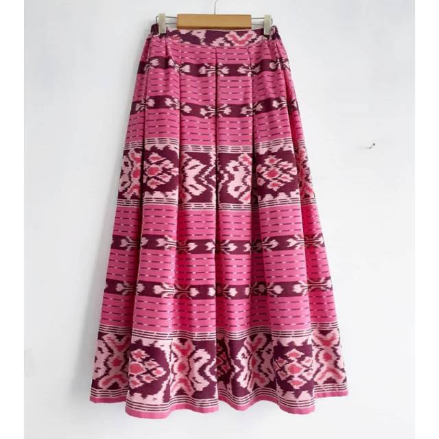 Rok tenun original premium pink