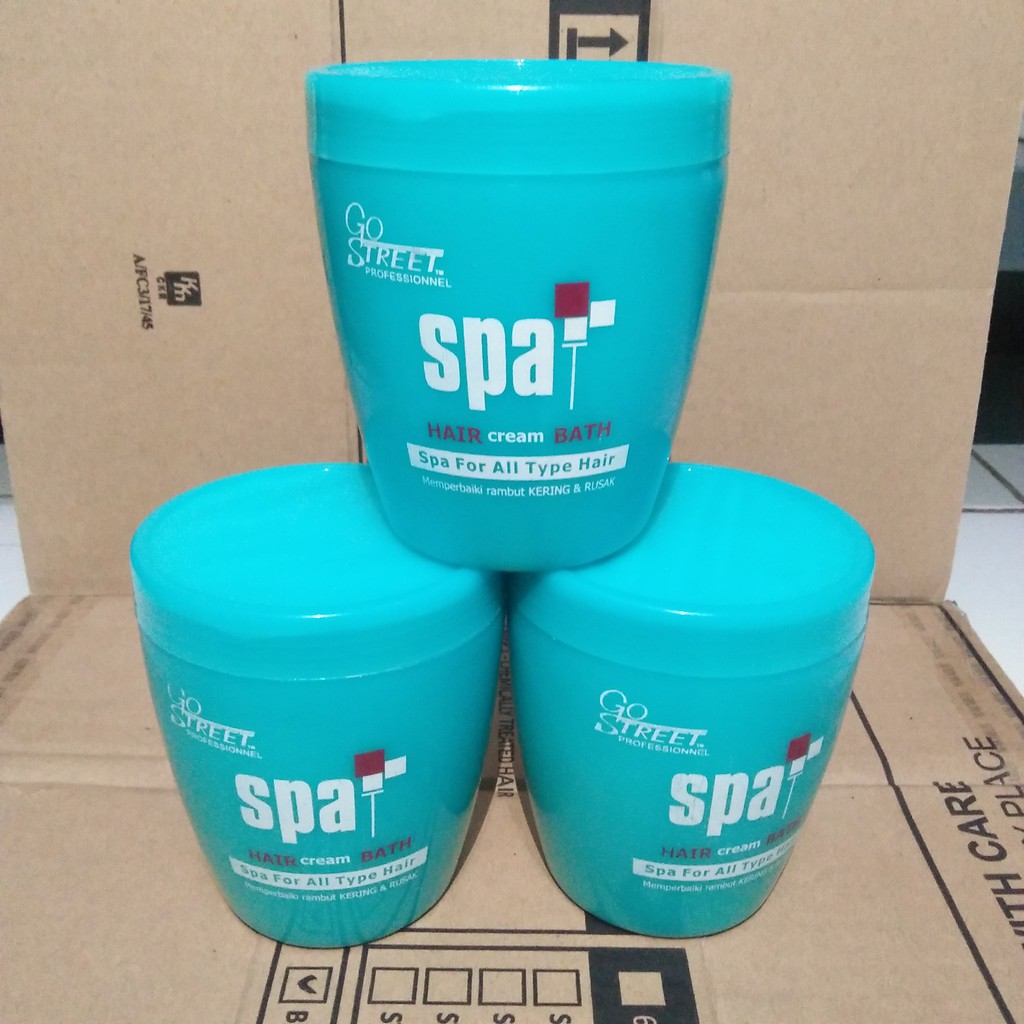 GO STREET SPA HAIR CREAMBATH 500GR RAMBUT KERING/RUSAK/KUSAM