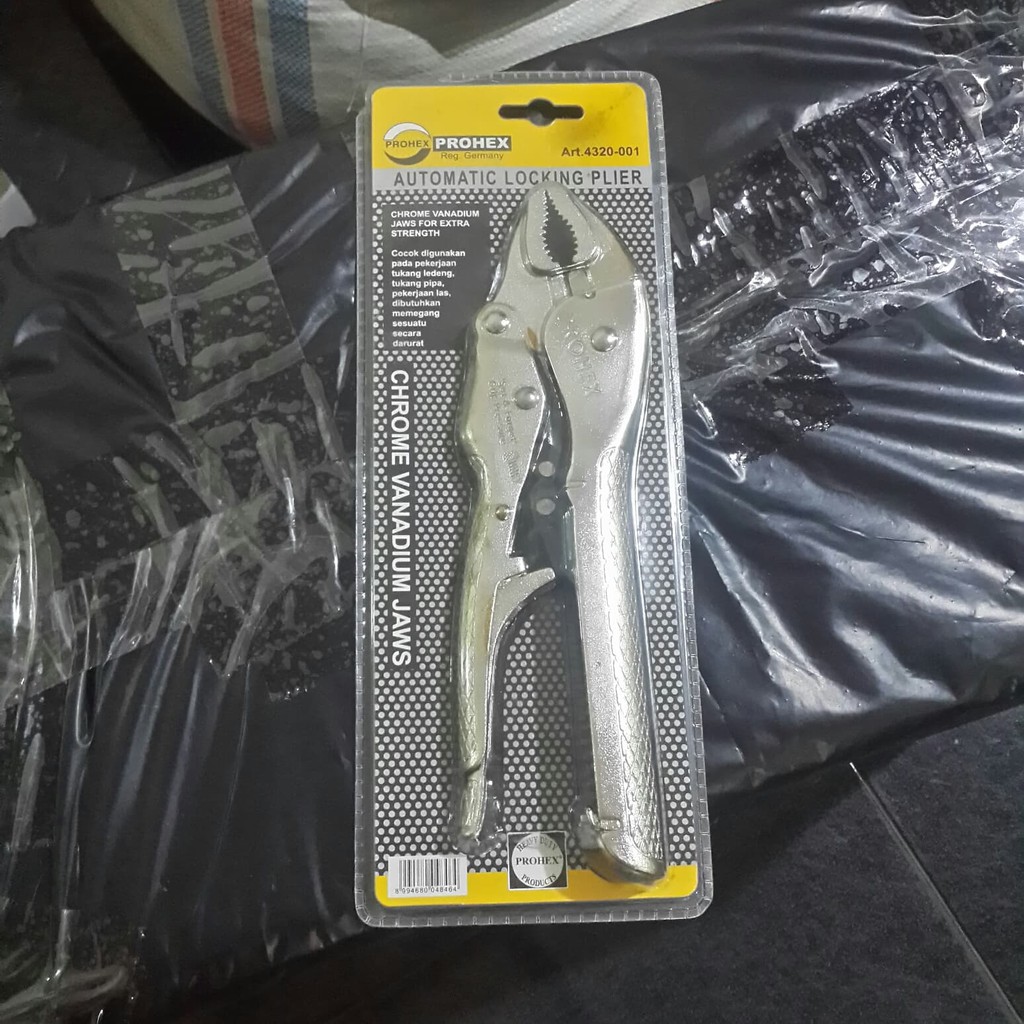 Tang Jepit/Buaya Otomatis 10" Heavy Duty PROHEX