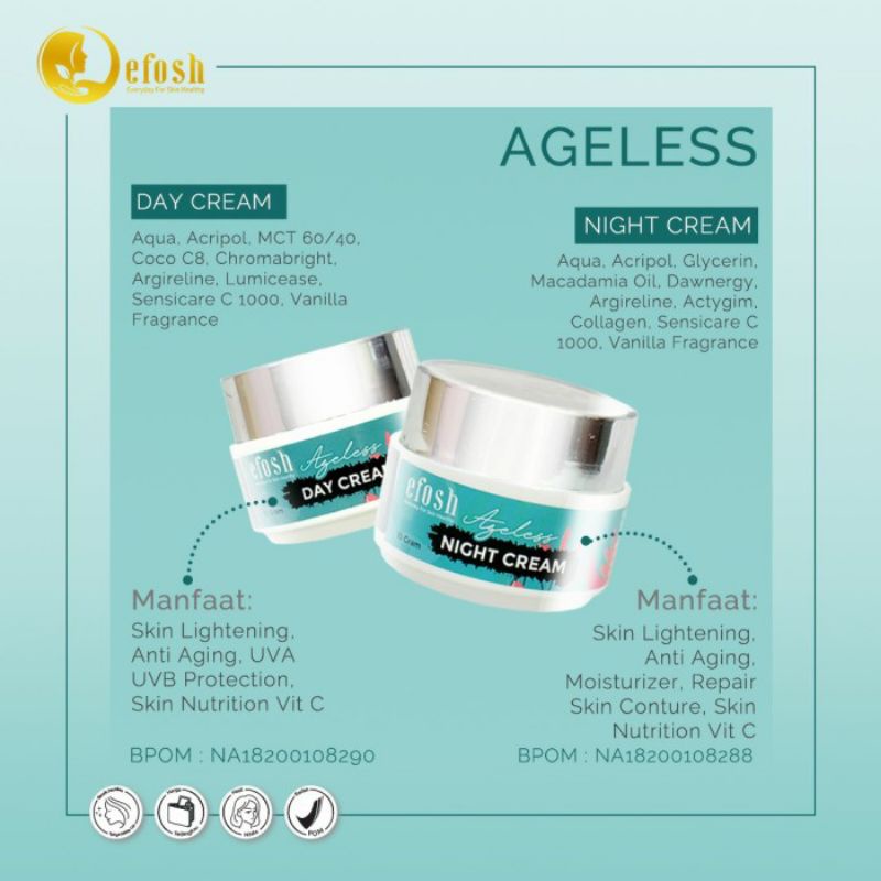 Night Cream Ageless Efosh