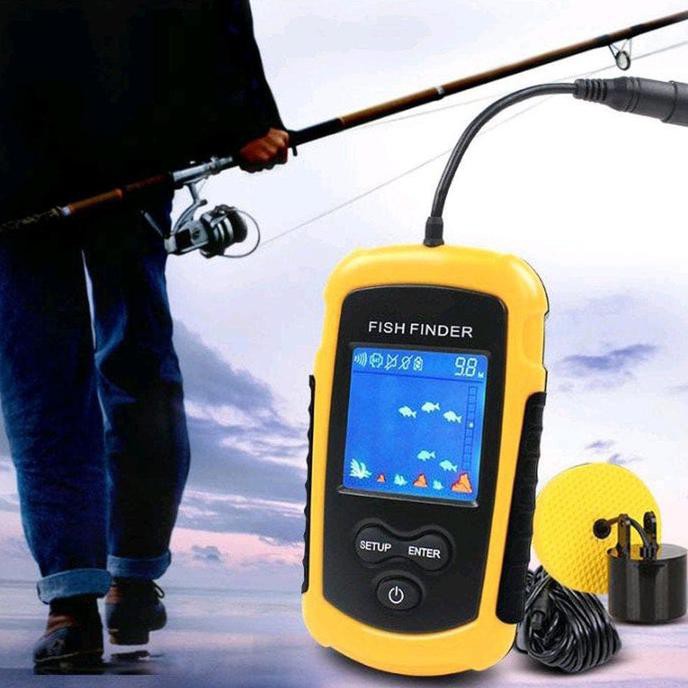Hg 15453 Fish Finder Pelacak Ikan Gps Ikan Yellow