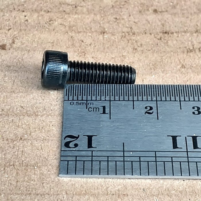 BAUT L M5X16 (1.6CM) BAJA FULL DRAT / BAUT L BAJA M5 X 16 GRADE 12.9 / BAUT L BAJA M5 PANJANG 1.6 CM