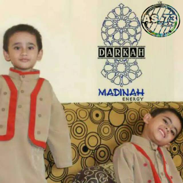 Gamis anak kombinasi