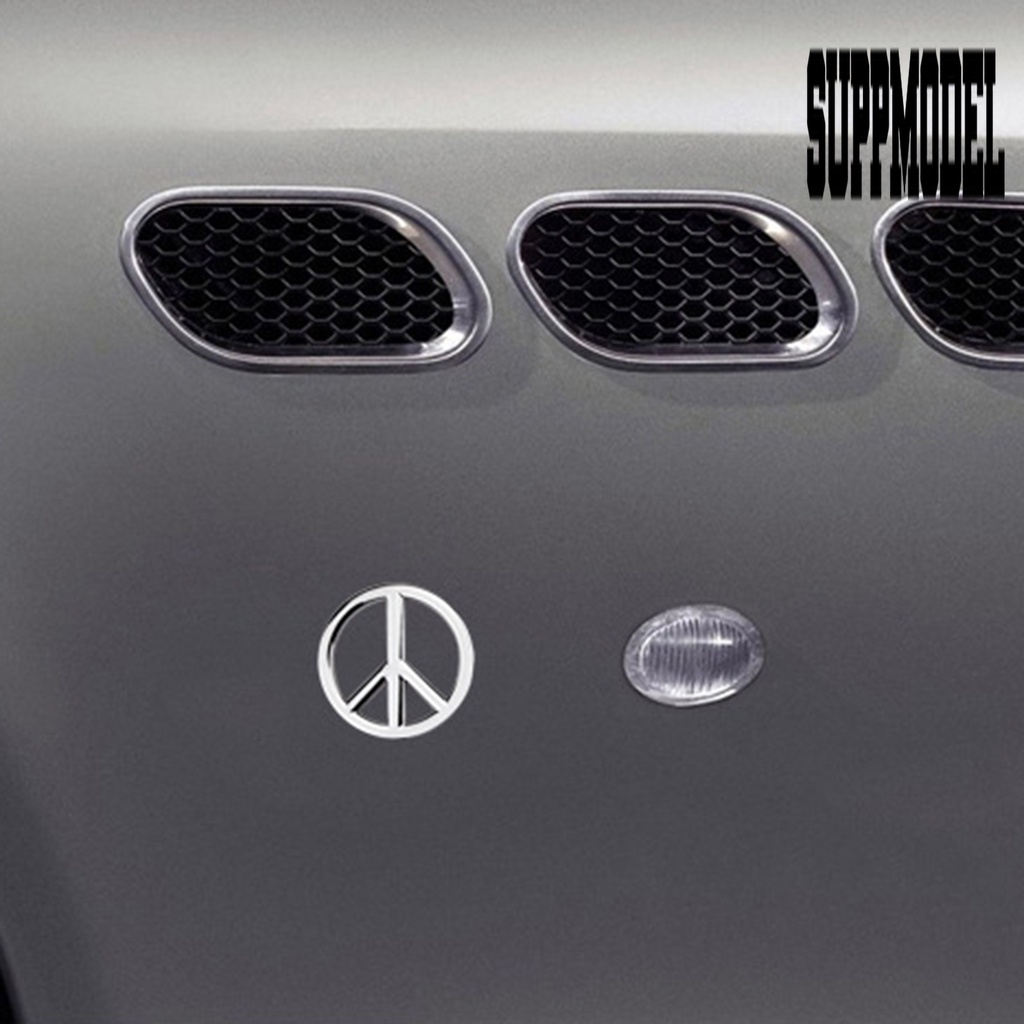 Stiker Emblem Logo Peace 3D Tahan Air Untuk Mobil