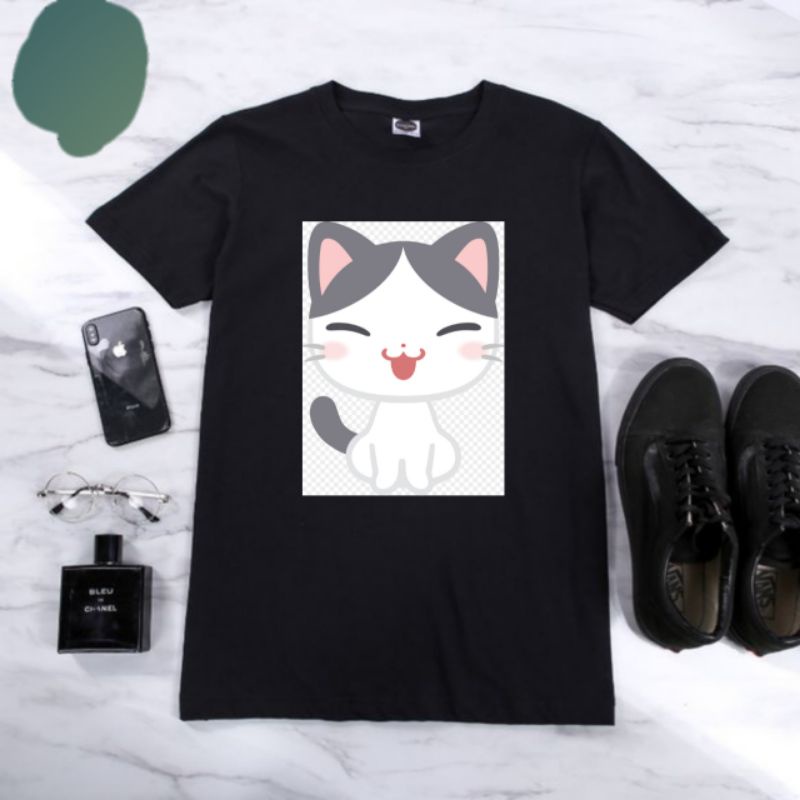 N2-KAOS KARAKTER KUCING LUCU