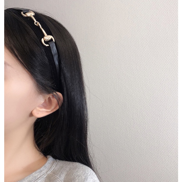 Bando Bandana Korea Wanita / Bando Polos Gold Hardware Utah