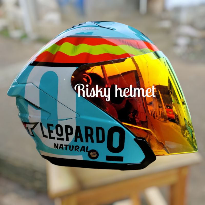 kyt nfj Jaume leopard paket visor