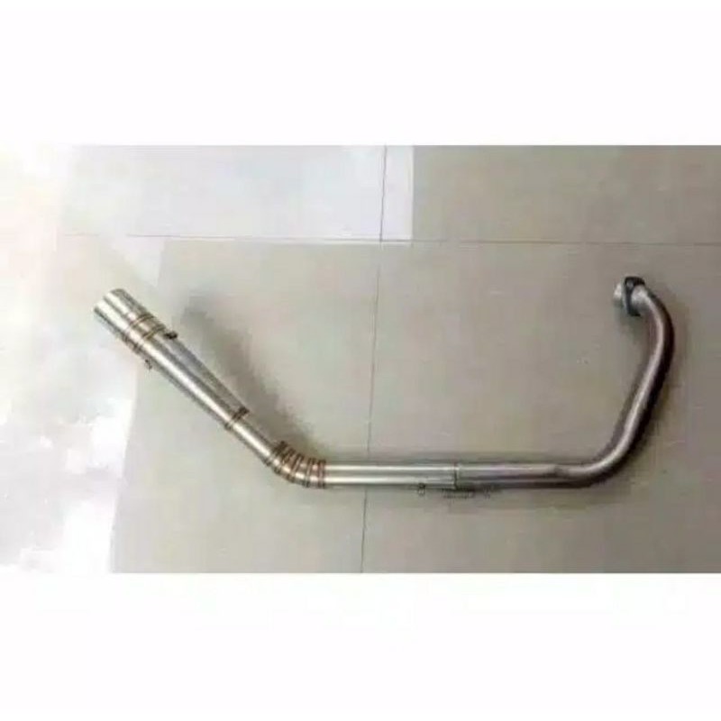 pipa leher knalpot satria drag . knalpot satria racing . knalpot satria fu ngaceng