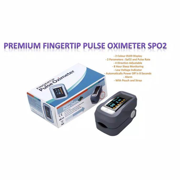 F2 Fingertip Pulse Oximeter Premium - Alat Ukur Kadar Oxygen Spo2 Toko.Rikoaldi655