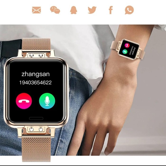 NORTH EDGE Smart Watch Jam Tangan Wanita Cek Masa Subur Siklus Ovulasi