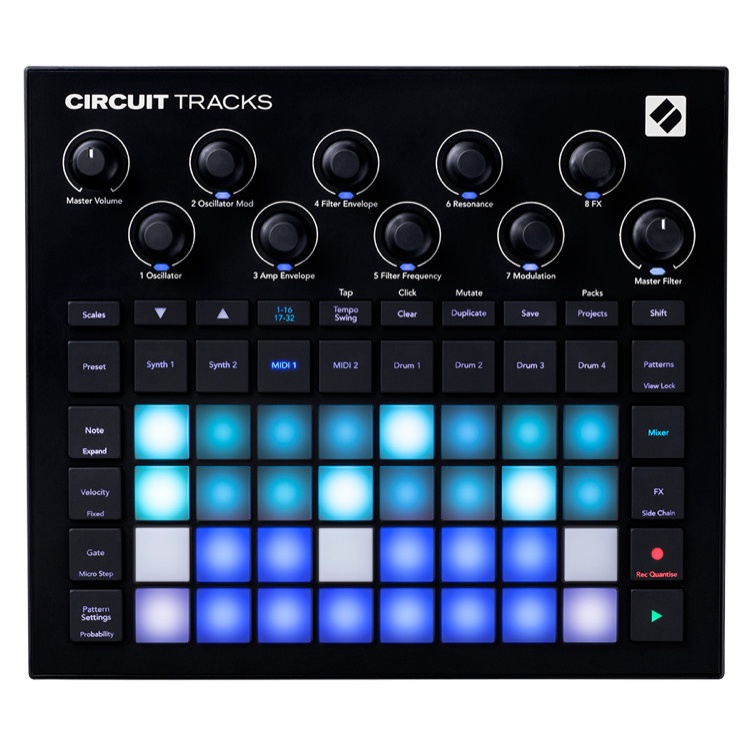 Novation Circuit Tracks Standalone Groove box Sampler