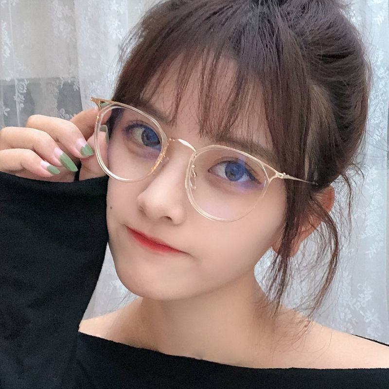 Fashion Anti-Radiation Eyeglasses Transparent Retro unisex Computer Glasses Anti-Blue lens Eyewear