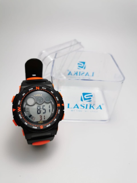 LASIKA 883 jam tangan sporty digital Remaja Fashion ada led dan anti air