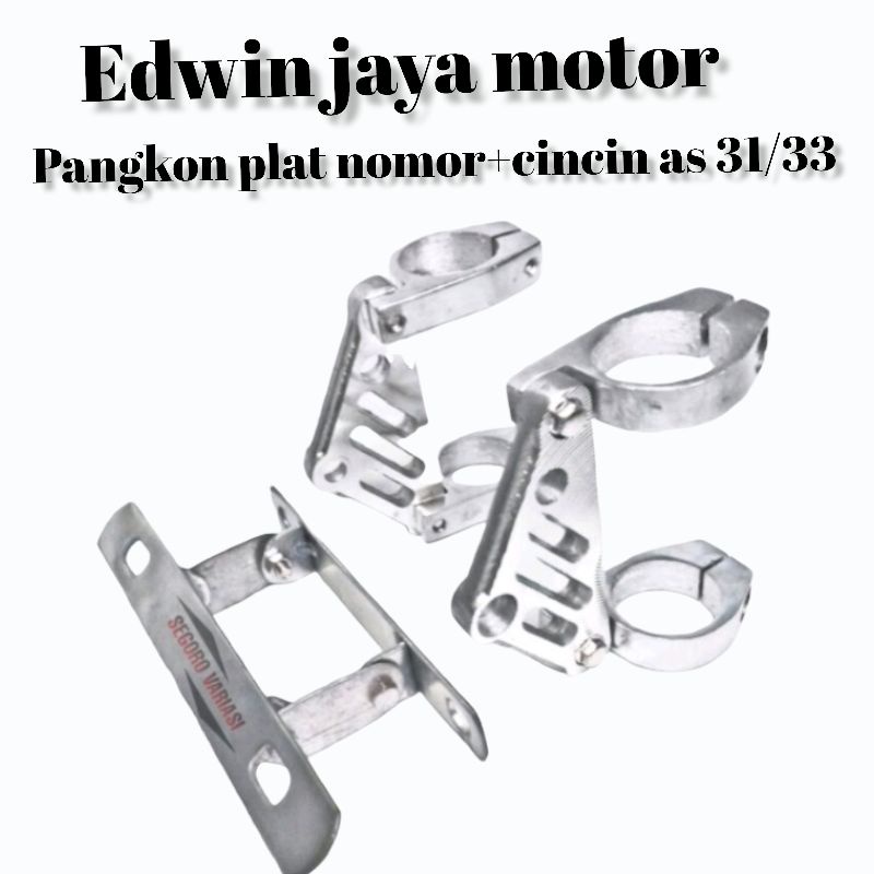 Kupingan lampu Depan Mp Tiger Plus Breket plat nomor Mp Tiger