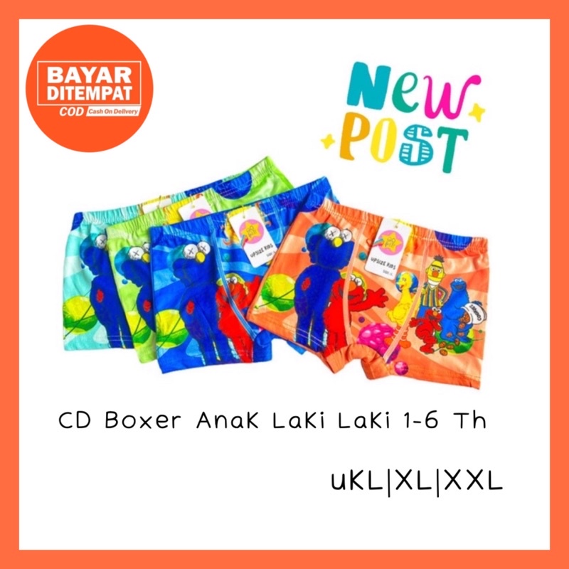 COD Termurah CD Celana Dalam Boxer Anak Laki Laki Cowok Bayi Kids Celana Bokser Kancut Sempak Anak