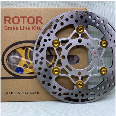 Disc Rotor 3D Star 220mm Floting CNC Rotor Front Disc Brake 220mm RT-130 Universal Beat Vario Scoopy Xeon Jup Z Mx Nuovo X Ride Fizr DLL