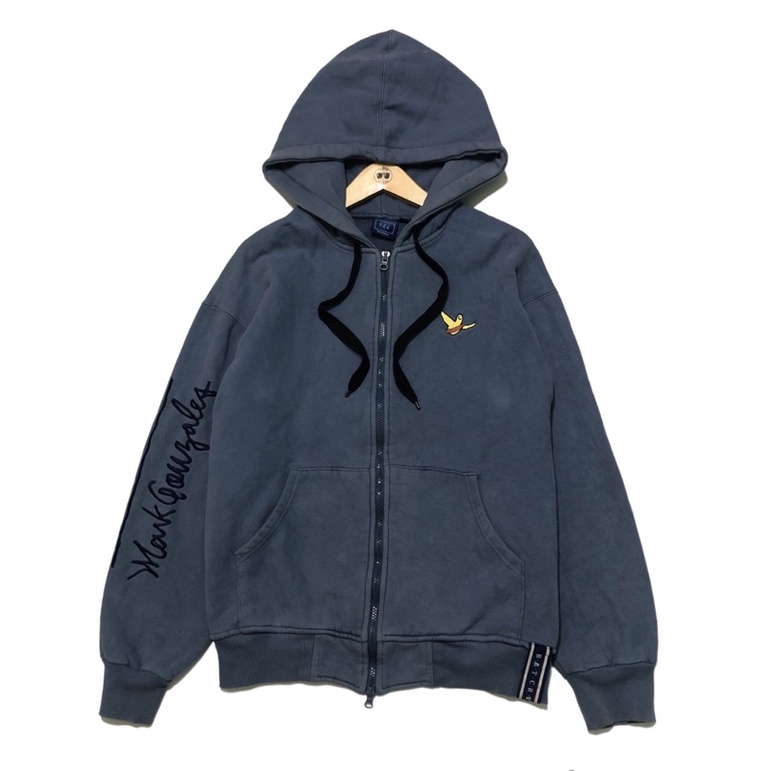 Ziphoodie Romantic Crown x Mark Gonzales Spell Out - Warna Biru