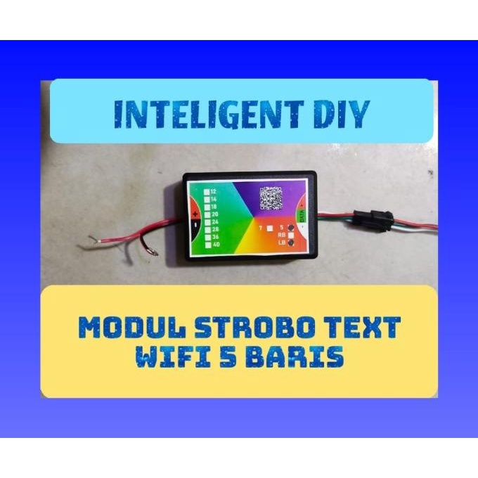 modul strobo wave text wifi versi 4 COMBINE 5baris