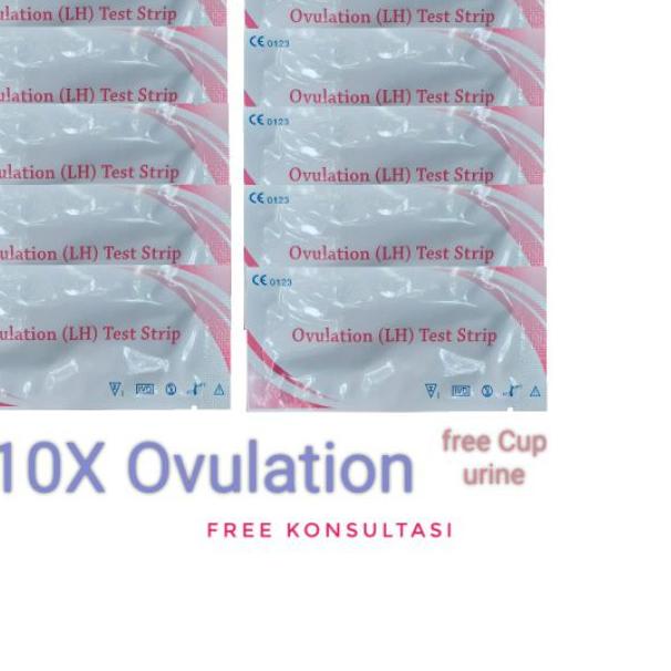 Paket 10 X Ovulation test / Ovutest / Baby test / Ovulation