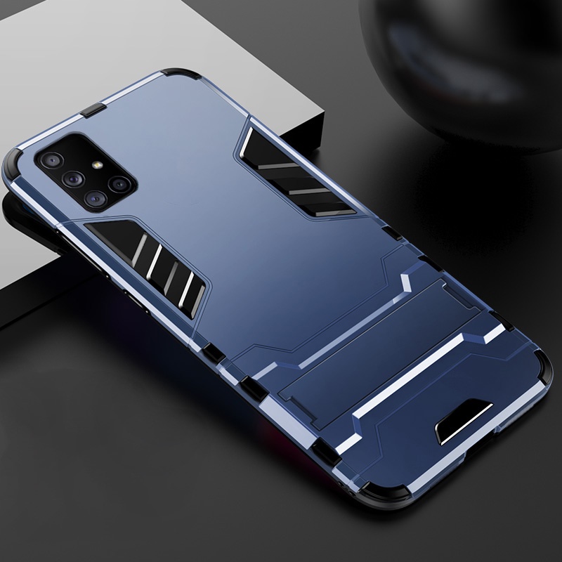 Casing Hard Case Armor PC + Silikon Anti Benturan Untuk Samsung Galaxy A51 A71 5G A51 A71