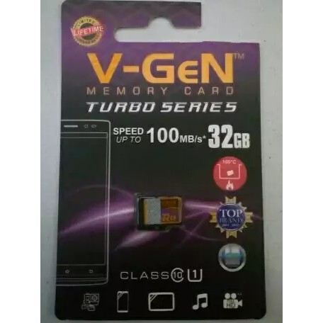 MICRO SD V-GEN 32GB TURBO CLASS10 NON ADAPTER