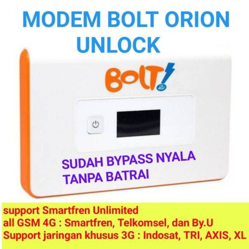 Modem Bolt Orion Movimax Slim2 E5577 Slim1 E5372 Huawei E5776 Unlock All Gsm 3g 4g Shopee Indonesia