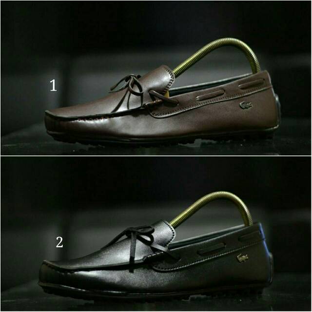 Sepatu SlipOn Slop Square Anyam Tetris BS158 BS159 BS160 BS161 BS246 Pria Slip On Hitam Lis Putih