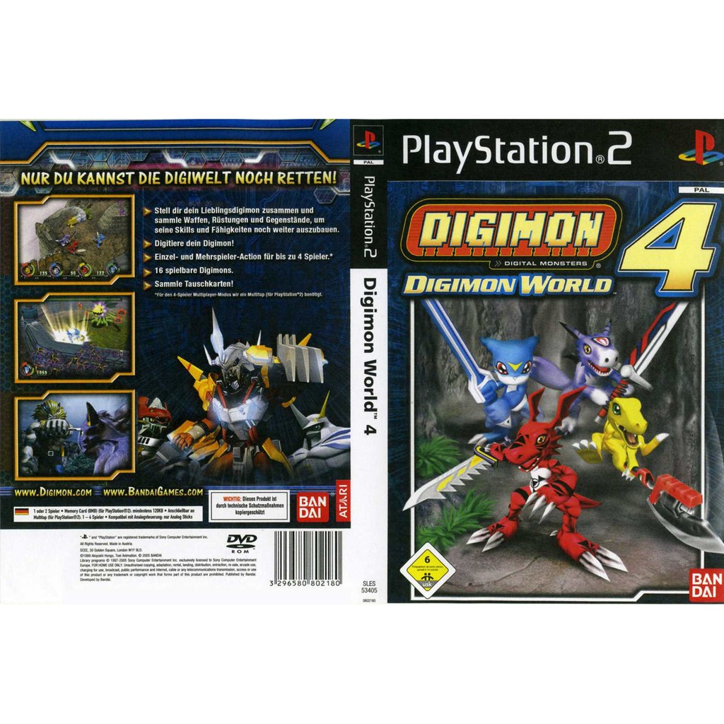 Kaset PS2 DIGIMON 4