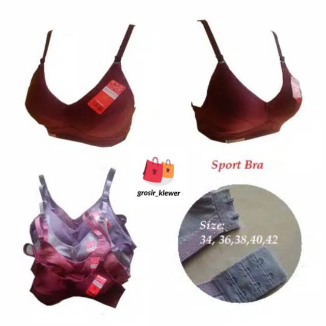 Sport bh //bh sports // BH tanpa busa tanpa kawat//sport bra merk KAREN