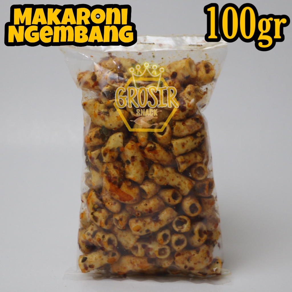 Makaroni Ngembang Renyah seblak 100gr+ Daun jeruk banyak rasa