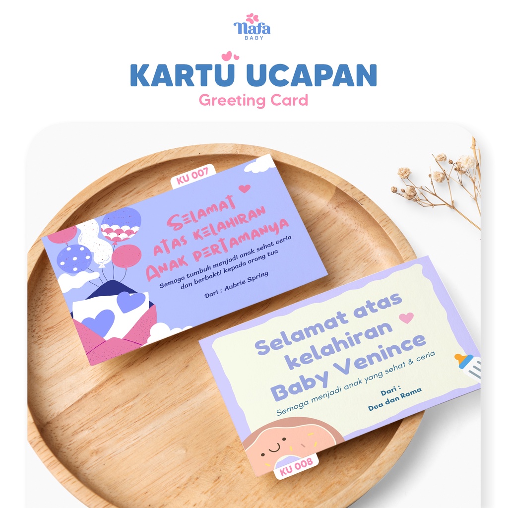 NAFA BABY - Kartu Ucapan Bisa Request