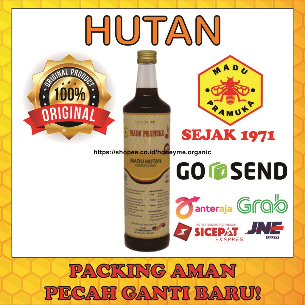 

Madu Hutan Murni Pramuka Asli Alami 650 ml Cibubur