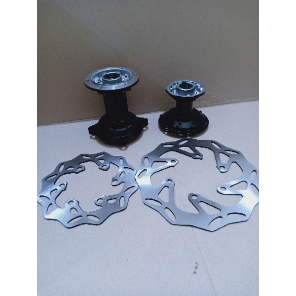 tromol klx 150 tromol belakang dan depan klx 150 dtracker 150 36 hole 36 lubang hitam silver dan mer