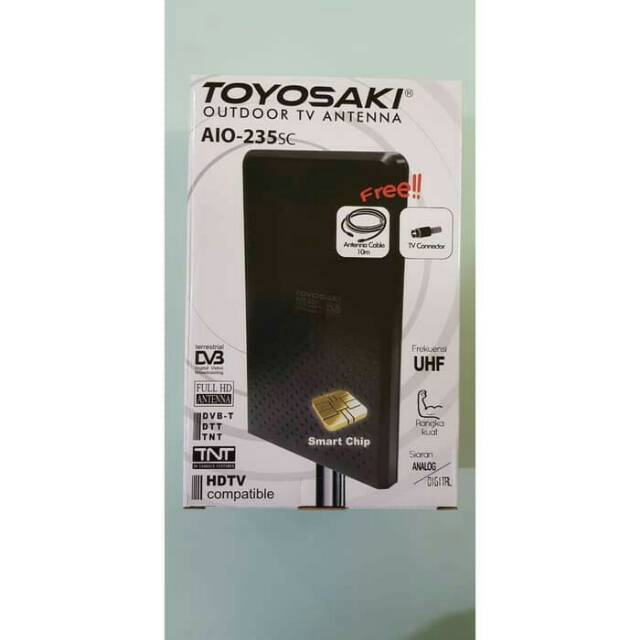 TOYOSAKI ANTENA OUTDOOR AIO-235sc free 10m kabel