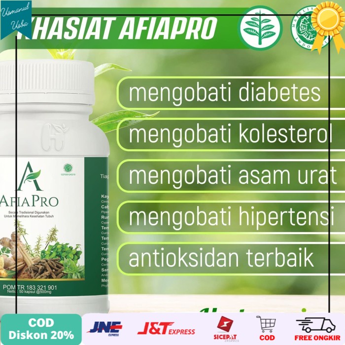 

❤COD❤ AFIAPRO Obat Herbal Hipertensi, Darah Tinggi, dll Asli Terjamin, BPOM