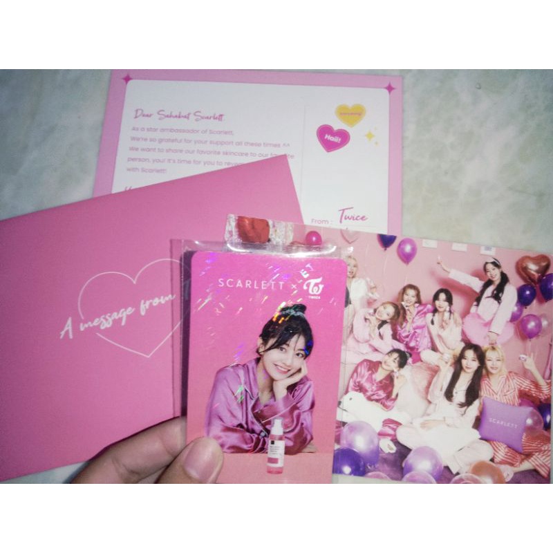 photocard/pc twice x scarlett jihyo