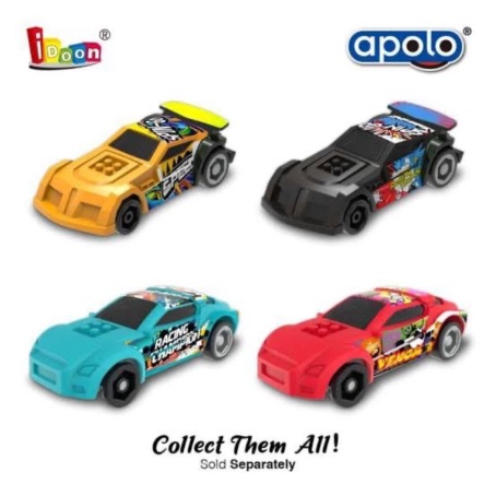 

Joss SPIN GO MINI STUNT CAR 1:64 ORIGINAL APOLO MOBIL-MOBILAN Laris