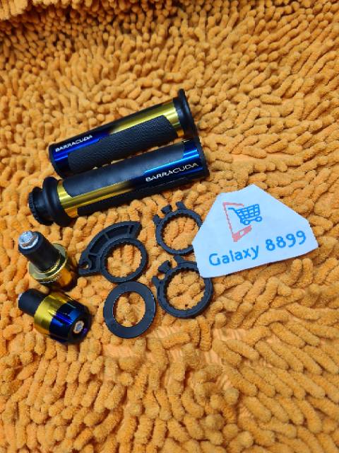 Handgrip barracuda twotone plus Jalu Stang 2tone full cnc asli bakaran