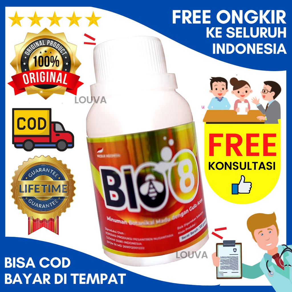 Obat Herbal Covid-19 : BIO 8 Suplemen Herbal Booster Imun