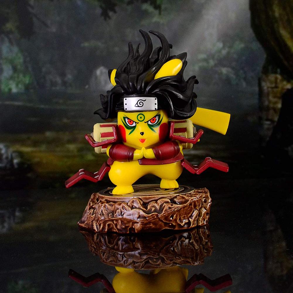 Lanfy Actions Figure Hadiah Ulang Tahun Mainan Anak Sasuke Uchiha Pokemon Anime Model Naruto Figure